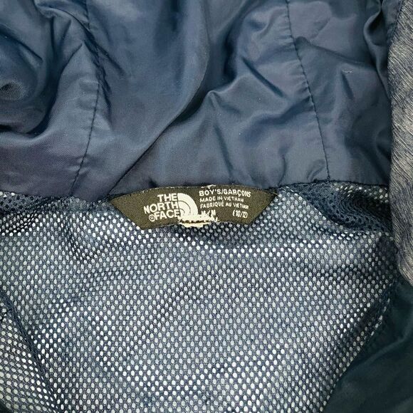 The north face | boys blue hooded windbreaker jacket | medium - Picture 2 of 6